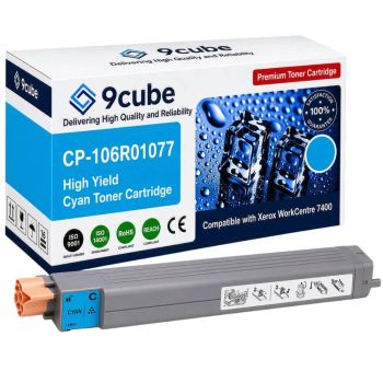 Compatible Xerox High Yield Cyan Toner (18,000 Pages*) CP-106R01077