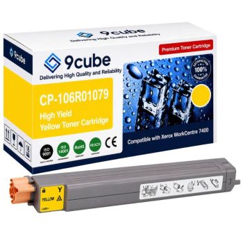 Compatible Xerox Yellow High Yield Toner (18,000 Pages*) CP-106R01079