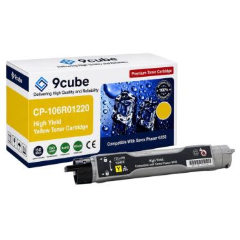Compatible Xerox High Yield Yellow Toner Cartridge (12,000 Pages*) CP-106R01220