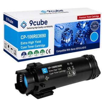 Compatible Xerox 6510 6515 Cyan Extra High Capacity Toner Cartridge (4,300 pages*) 106R03690