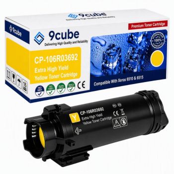 Compatible Xerox 6510 6515 Yellow Extra High Capacity Toner Cartridge (4,300 pages*) 106R03692