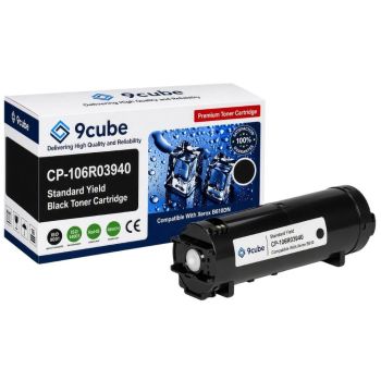 Compatible Xerox Standard Capacity Black Toner Cartridge (10,300 Pages*) CP-106R03940