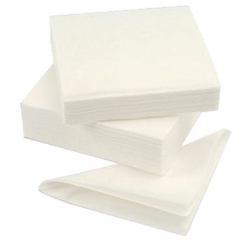 Paper Napkins 320mm 1-Ply White (Pack of 500)