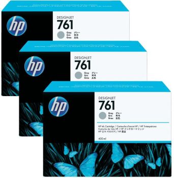 HP CR273A No.761 Grey Ink Cartridges (3x 400ml)