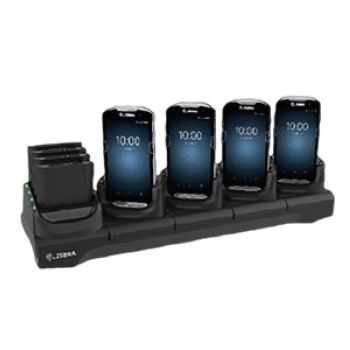 Zebra 5-slot Charge-only cradle with 4-Slot battery charger CRD-TC51-5SC4B-01