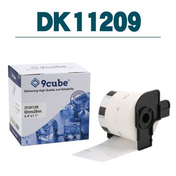 Compatible Brother DK11209 29mm x 62mm Small Address Labels (800 Labels)
