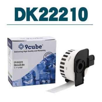 Compatible Brother DK22210 29mm Continuous Paper Label Roll 