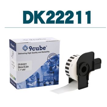Compatible Brother DK22211 29mm Continuous Film Label Roll