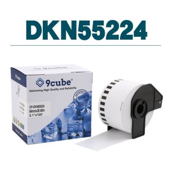 Compatible Brother DKN55224 54mm Continuous Non-adhesive Paper Label Roll