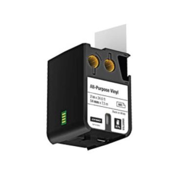 Dymo All-Purpose Vinyl Black on White Label (54mm) 1868755