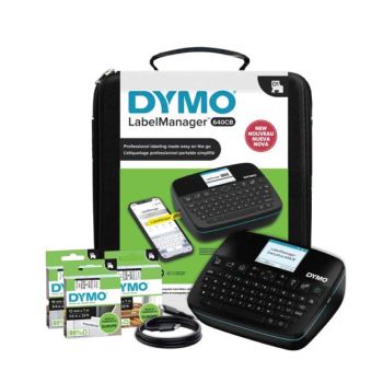 DYMO LabelManager 640CB Portable & Rechargeable Label Printer Kit Case