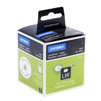 DYMO 14681 - CD/DVD Labels 57mm diameter (1 x 160 labels) S0719250