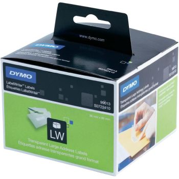 DYMO LabelWriter LW 99013 - Transparent Address Labels 89x36mm (1 x 260 labels)