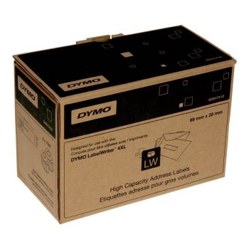 DYMO S0947410 High Capacity Address Labels 89x28mm (2 x 1,050 labels)