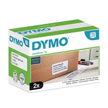 Dymo High Capacity Shipping Labels 2 Rolls - 575 Labels Per Roll (102 x 59mm) S0947420