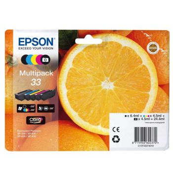 Epson 33 Standard Ink Multipack (5 Inks) C13T33374011