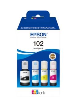 Epson EcoTank 102 Ink Bottle Multipack CMYK C13T03R640