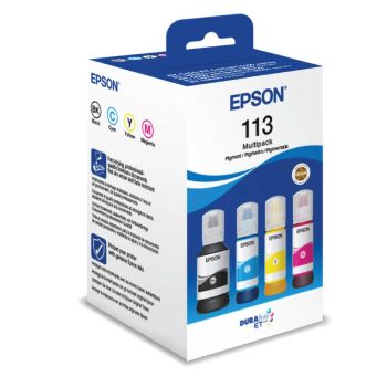 Epson 113 CMYK Ink Bottle Multipack C13T06B640