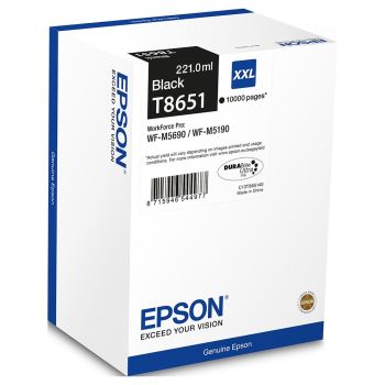 Epson C13T865140 T8651 XXL Black Ink Cartridge (10,000 pages*)