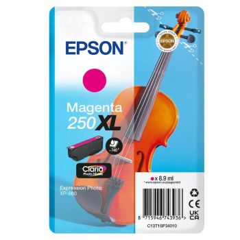 Epson 250XL Magenta High Capacity Ink Cartridge (740 Pages*) C13T16P34010