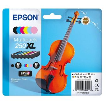 Epson 250XL 6 Colour High Capacity Ink Cartridge Multipack C13T16P84010