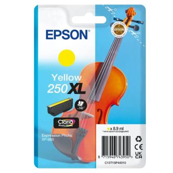Epson 250XL Yellow High Capacity Ink Cartridge (740 Pages*) C13T16P44010