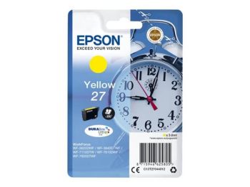 Epson C13T27044012 27 Yellow Ink Cartridge (300 Pages*)