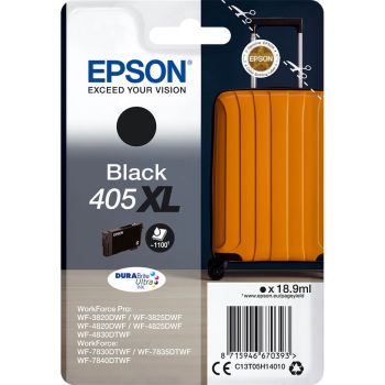 Epson 405XL Black Ink Cartridge (1,100 Pages*) C13T05H14010