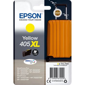Epson 405XL Yellow Ink Cartridge (1,100 Pages*) C13T05H44010