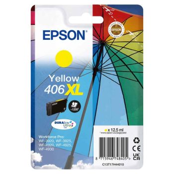 Epson 406XL Yellow Ink Cartridge (1,200 Pages*) C13T17H44010