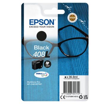 Epson 408L High Yield Black Ink Cartridge (2,200 Pages*) C13T09K14010