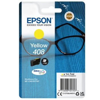 Epson 408 Standard Yellow Ink Cartridge (1,100 Pages*) C13T09J44010