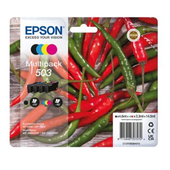 Epson 503 Standard CMYK Ink Cartridge Multipack C13T09Q64010