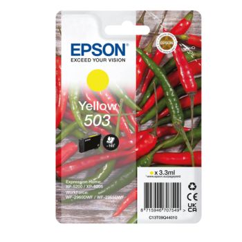 Epson 503 Standard Yellow Ink Cartridge (165 Pages*) C13T09Q44010
