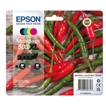 Epson 503XL High Capacity CMYK Ink Cartridge Multipack C13T09R64010