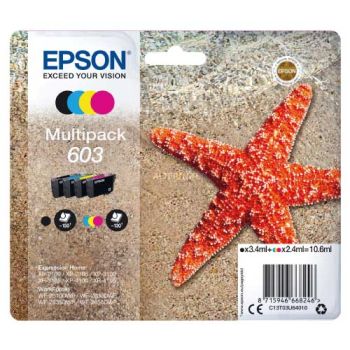 Epson 603 C13T03U64010 CMYK Ink Cartridge Multipack
