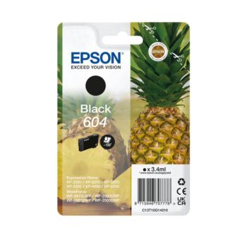 Epson 604 Pineapple Standard Black Ink Cartridge (150 Pages*) C13T10G14010