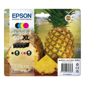 Epson 604XL Pineapple High Capacity CMYK Ink Cartridge Multipack C13T10H64010