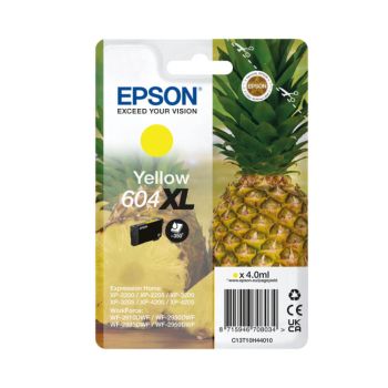 Epson 604XL Pineapple High Capacity Yellow Ink Cartridge (350 Pages*) C13T10H44010