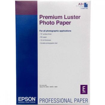 Epson C13S041785 A3+ Premium Lustre Photo Paper (100 sheets) 250gsm