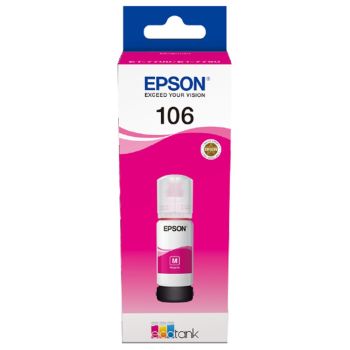 Epson 106 EcoTank Magenta Ink Cartridge (70ml) C13T00R340