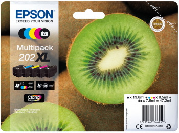 Epson C13T02G74010 202XL Claria Premium Ink Multipack