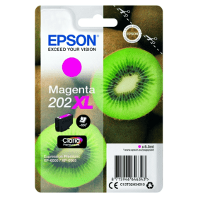 Epson C13T02H34010 Magenta 202XL Claria Premium Ink (650 Pages)