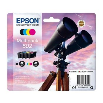 Epson 502 Standard CMYK Ink Cartridge Multipack C13T02V64010