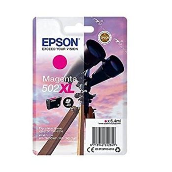 Epson 502XL High Yield Magenta Ink Cartridge (470 Pages*) C13T02W34010