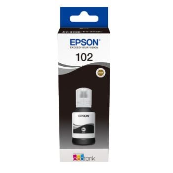 Epson 102 EcoTank Black Ink Bottle (7,500 Pages*) C13T03R140