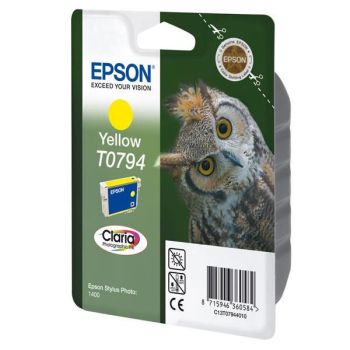 Epson T0794 Yellow Ink Cartridge (11ml) C13T07944010