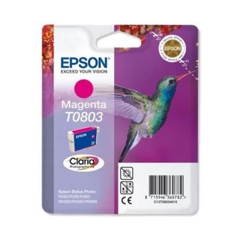 Epson C13T08034011 T0803 Magenta Ink Cartridge (7.4ml) C13T08034010