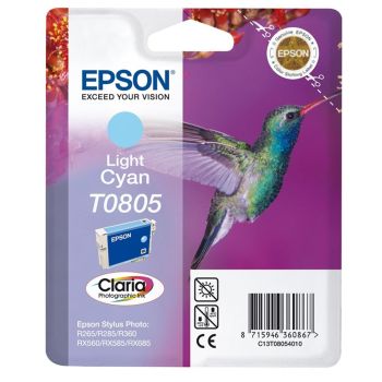 Epson C13T08054011 T0805 Light Cyan Ink Cartridge (7.4ml) C13T08054010