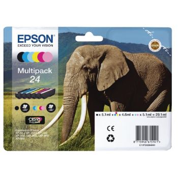 Epson 24 C13T24284011 6 Standard Ink Cartridge Multipack